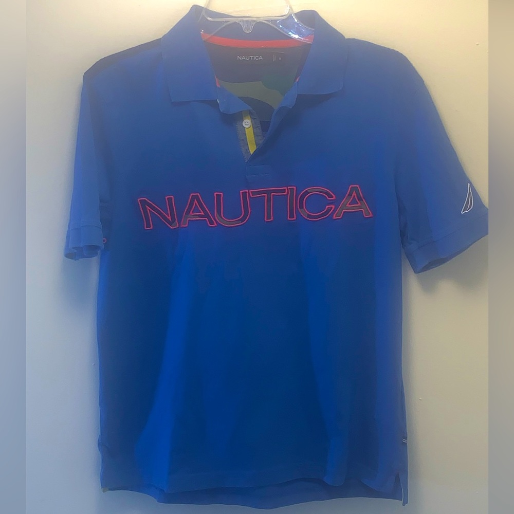 RARE VINTAGE MENS NAUTICA POLO SIZE MEDIUM